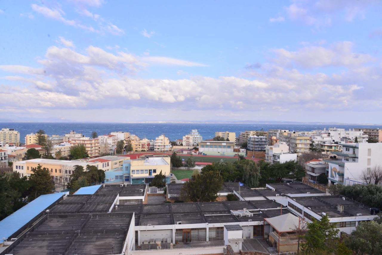 Ferienwohnung Panoramic Penthouse Chios Town Exterior foto