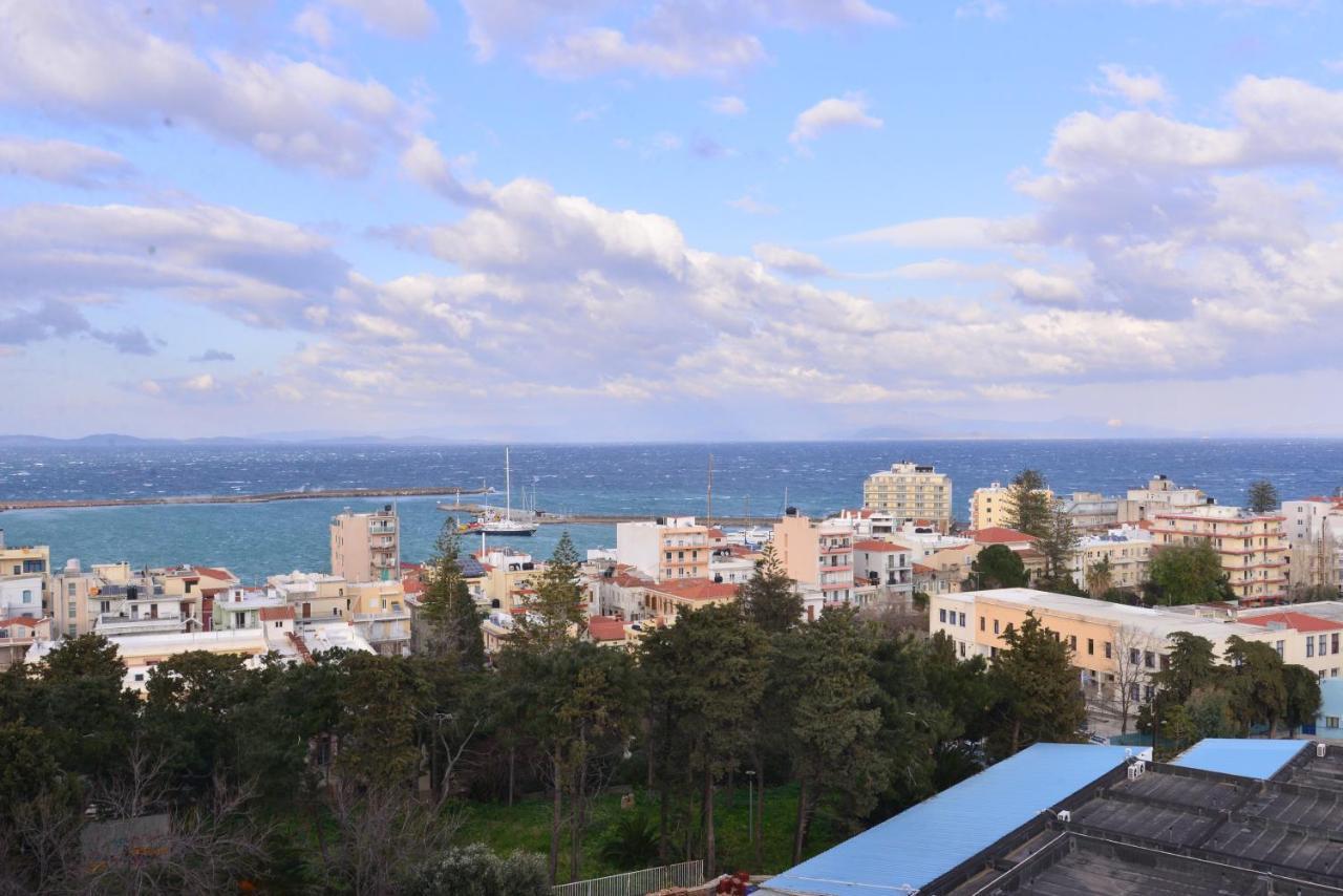 Ferienwohnung Panoramic Penthouse Chios Town Exterior foto