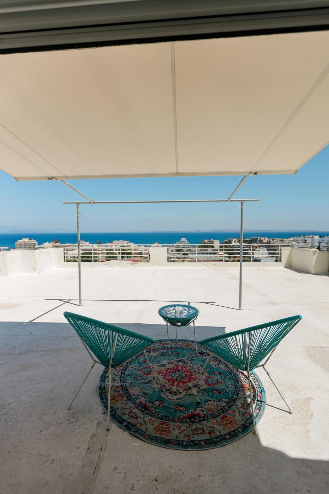 Ferienwohnung Panoramic Penthouse Chios Town Exterior foto